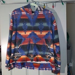 Polo by Ralph Lauren zip up hoodie and a size XL